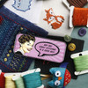 Magnetic Sewing Needle Case Pop Art Any Day Spent Stitching