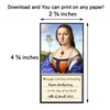 Printable Gift Tags Renaissance Ladies No.27 Instant Download