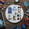Dr. Who Icons Mini Cross Stitch Pattern PDF
