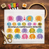 Elephants Colorful Parade