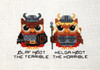 Hootie Vikings Mini Cross Stitch Pattern
