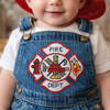 Fire Dept Emblem Cross Stitch Pattern | Firefighter Emblem Digital PDF