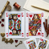 Vintage Playing Cards King and Queen of Hearts