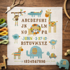 Candy Stripe Zoo Boy Sampler