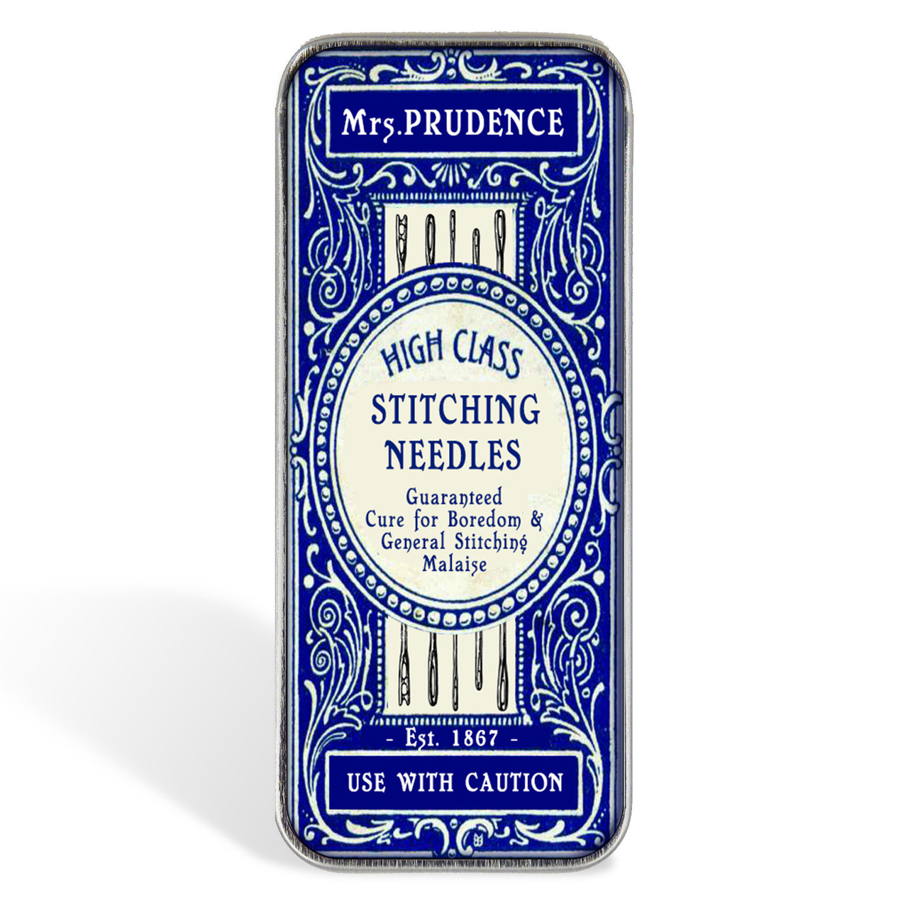 Magnetic Sewing Needle Case Vintage Mrs. Prudence Stitching