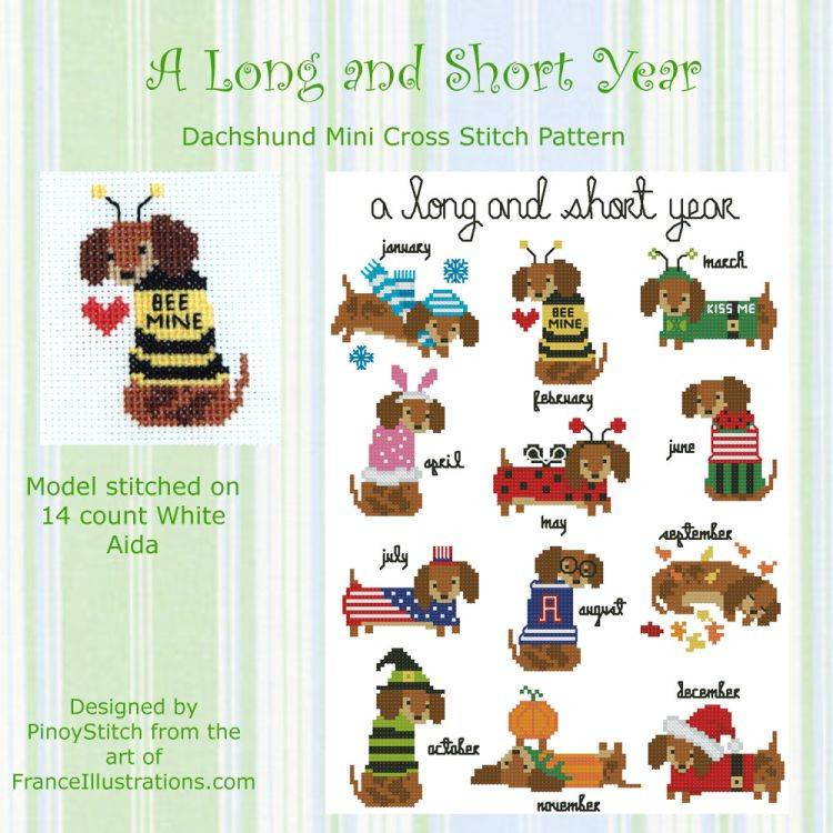 Dachshund Year Round Collection PinoyStitch