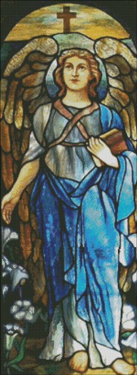 Church Window: Blue Angel