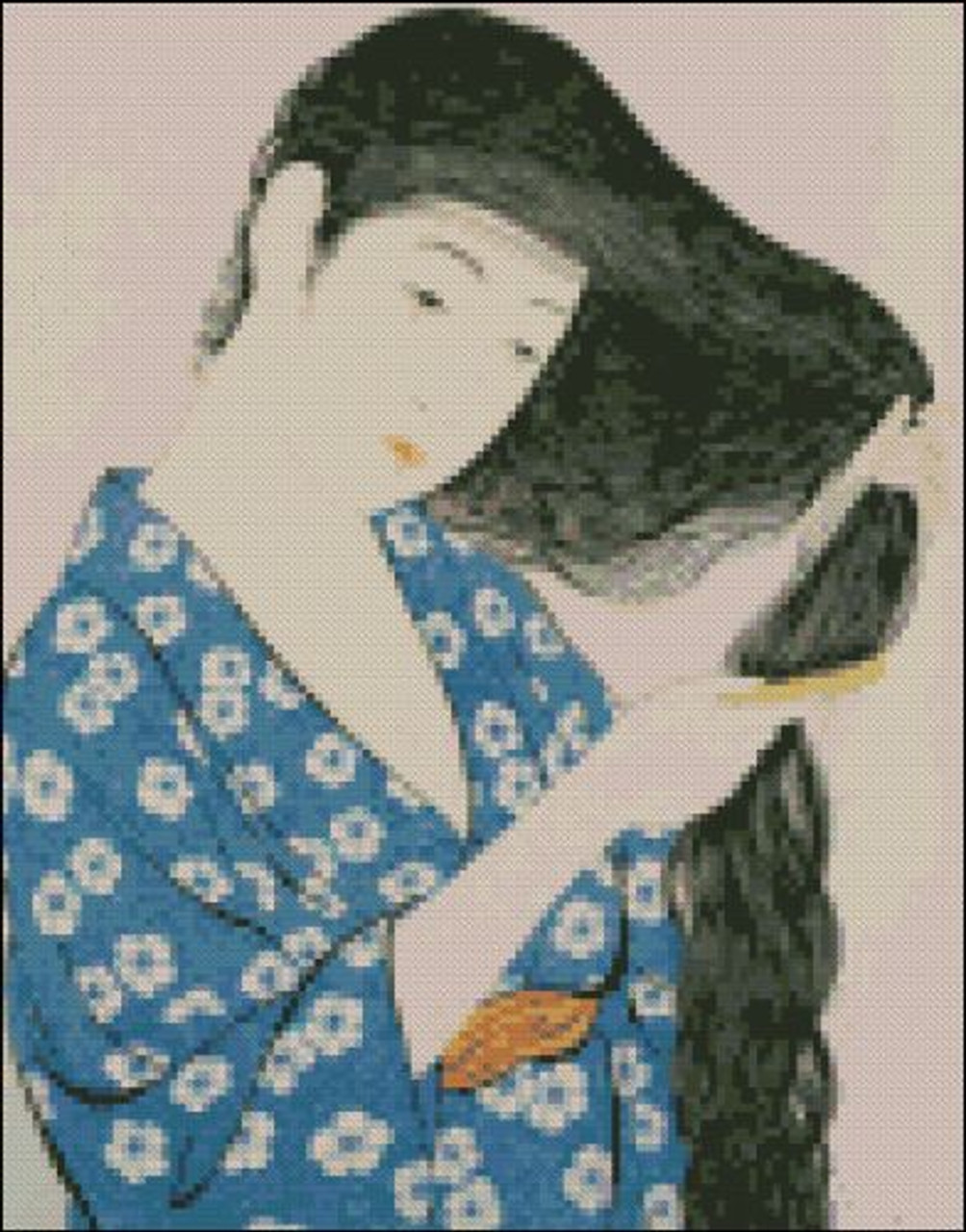 Bijinga 010 : Woman Combing Hair