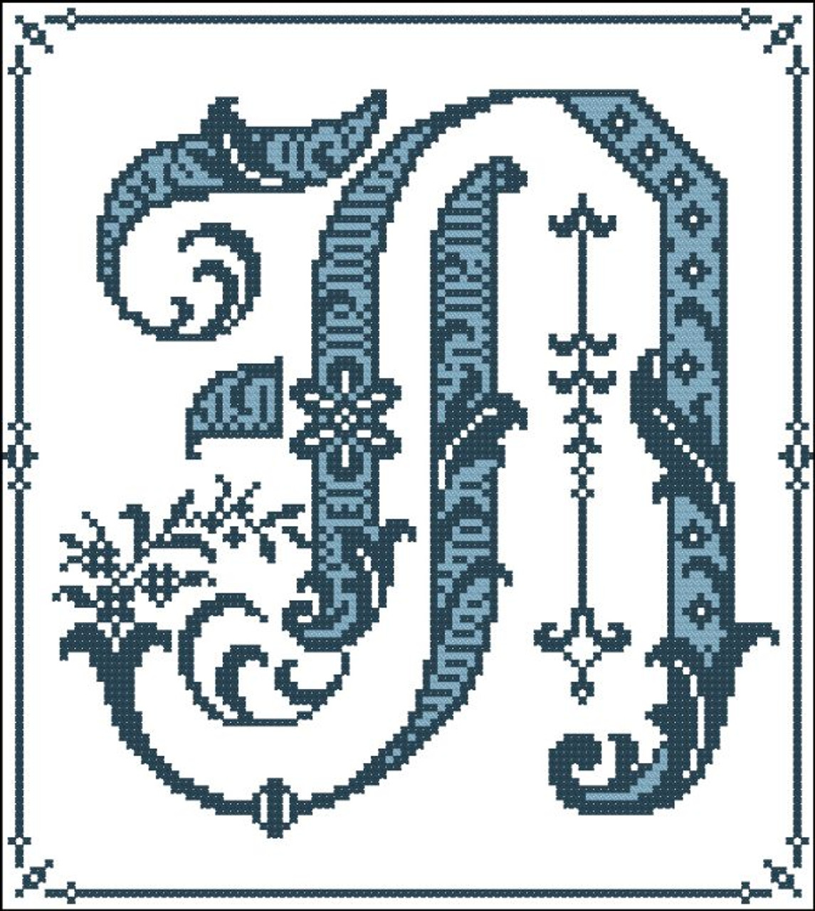 Gothic Alphabet N
