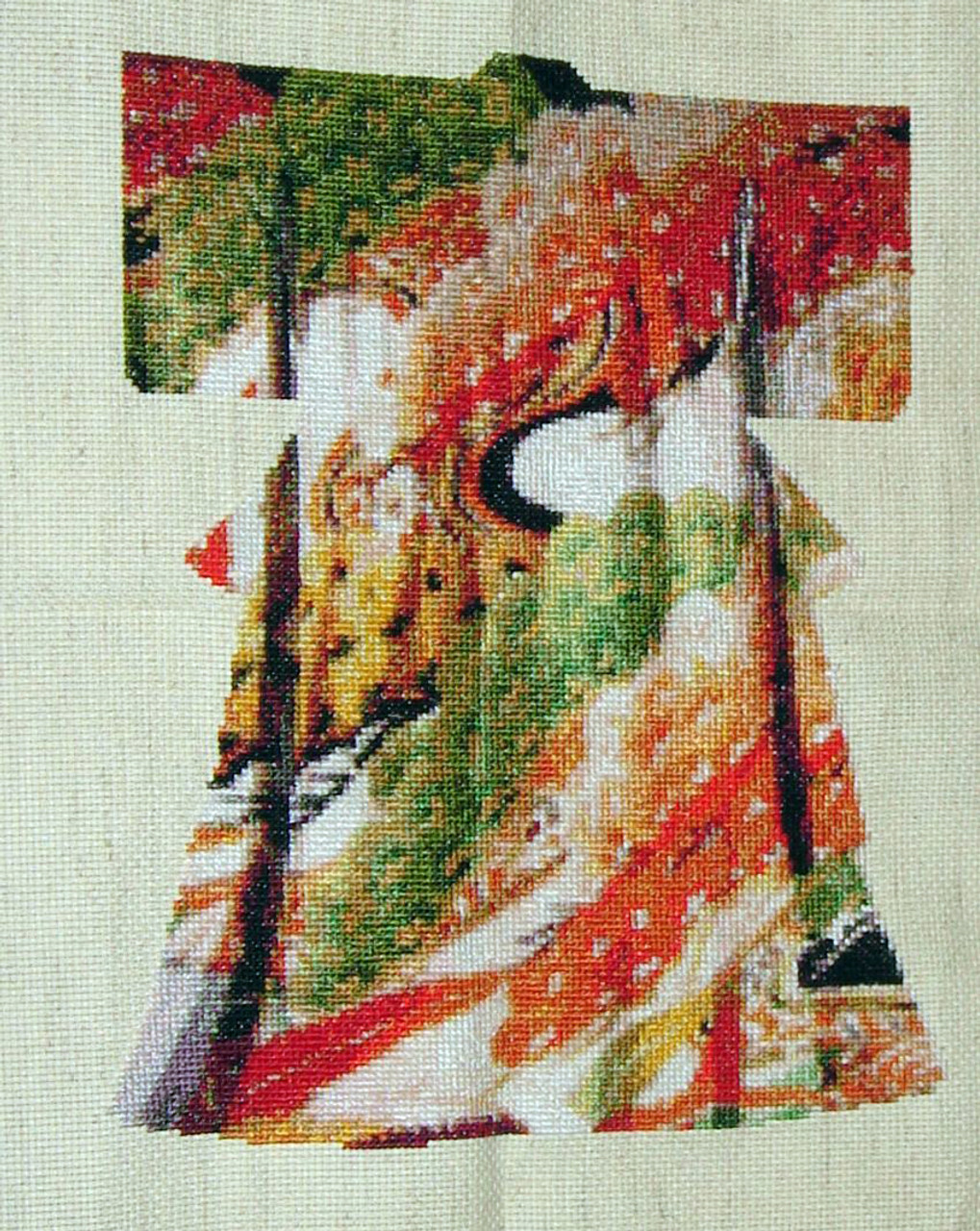 Japanese Kimono Cross Stitch Collection