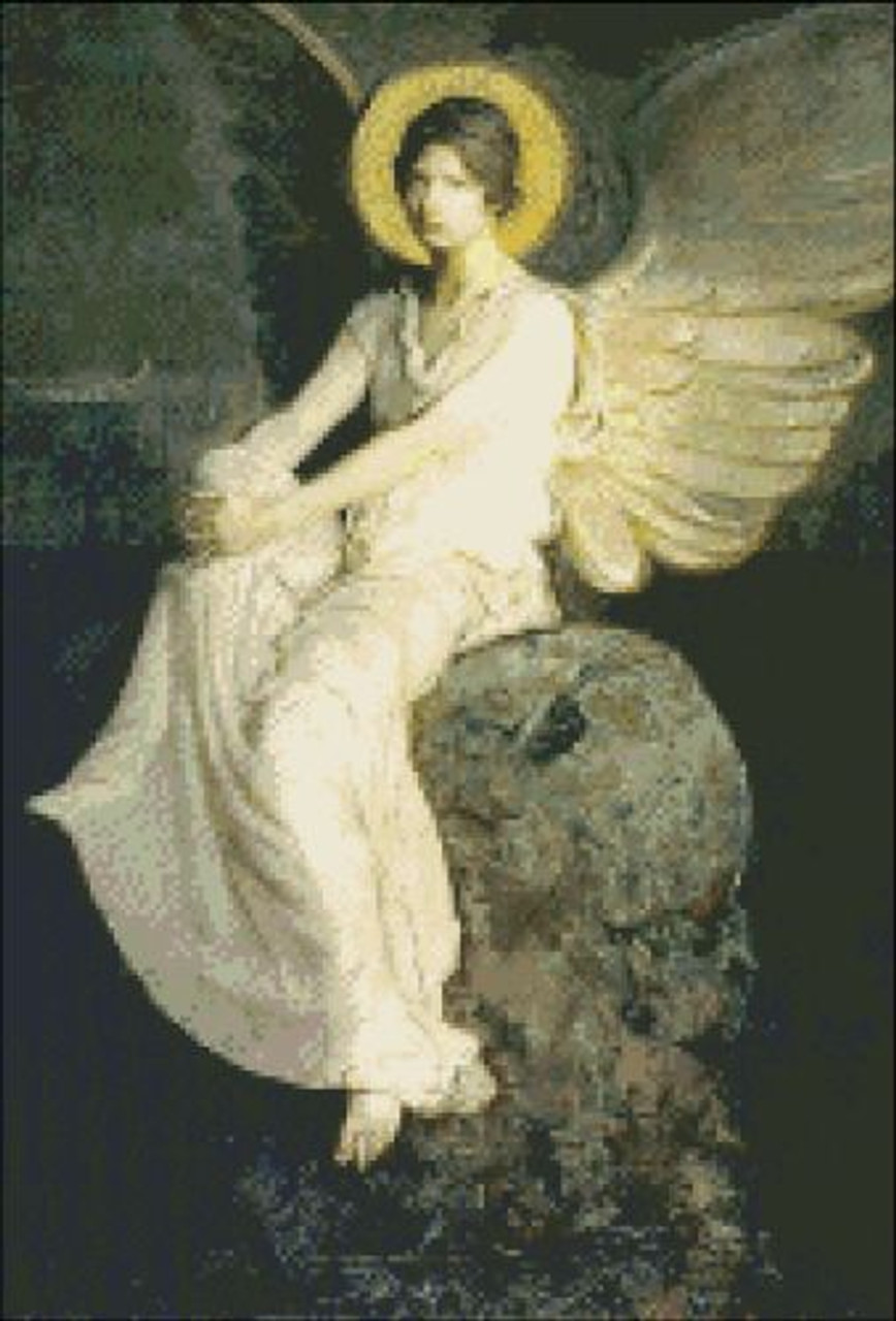 Winged Figure on a Rock