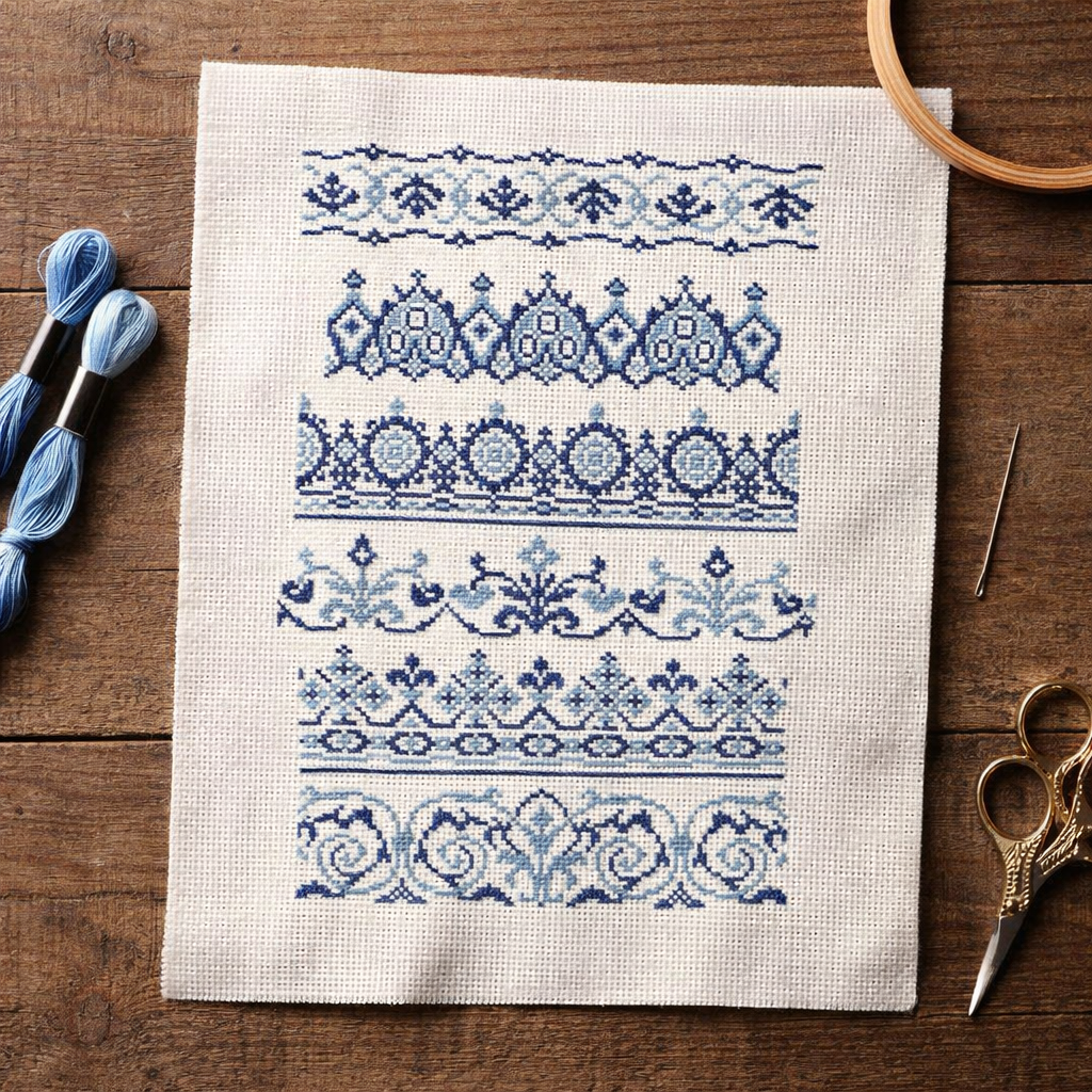 Border Motifs 007 (Geometric)