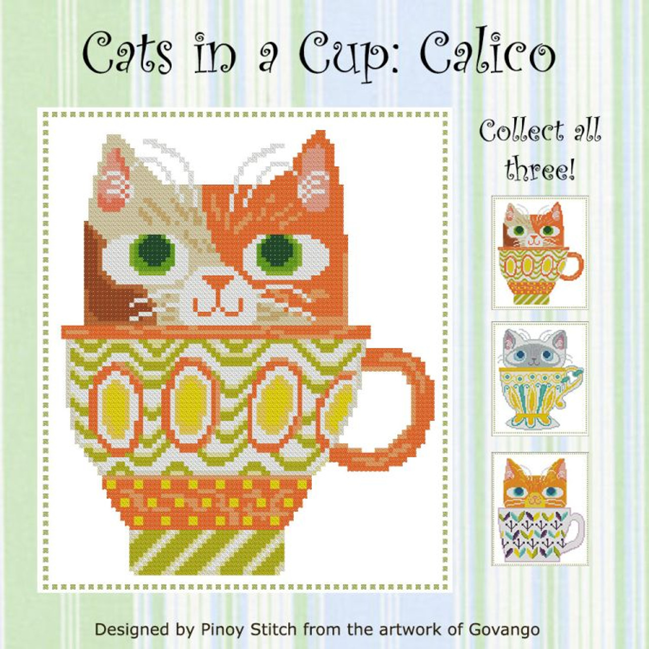 Cats in a Cup Calico
