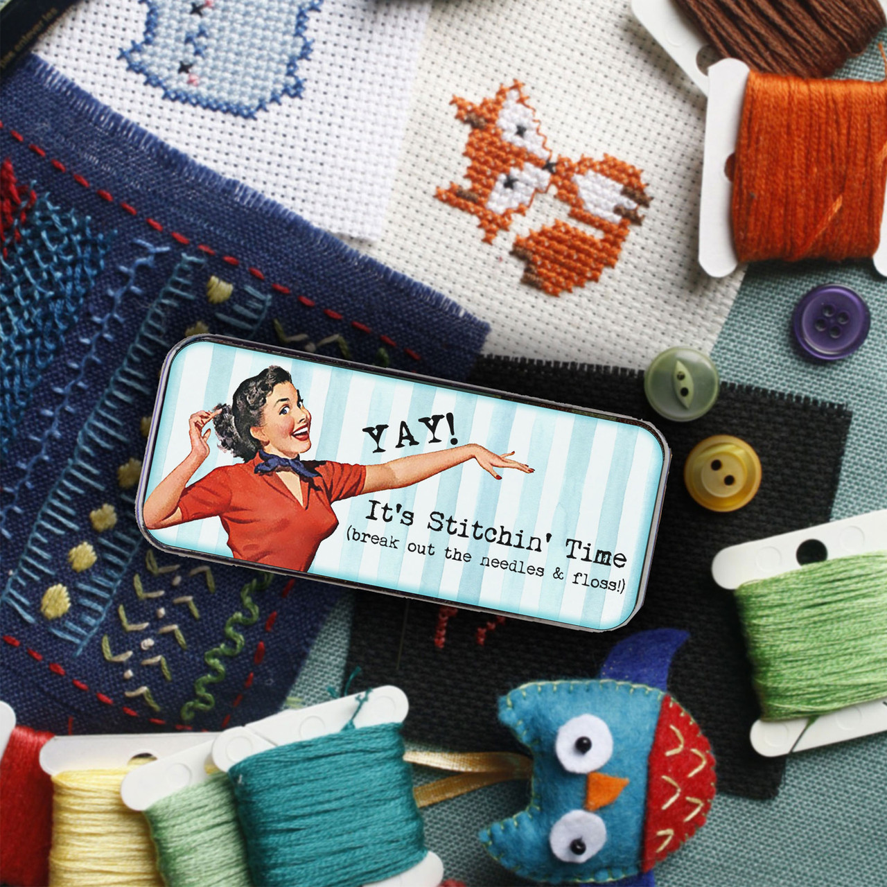 Sewing Needle Case Retro Yay! Stitchin' Time PinoyStitch