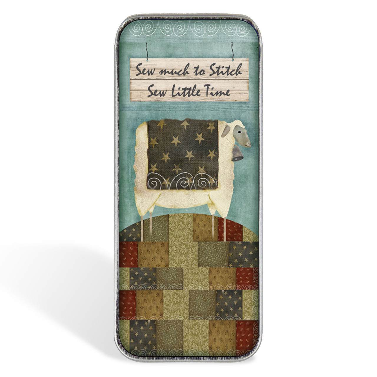 Magnetic Sewing Needle Case Quotes Sew Much to Stitch Sew Little Time