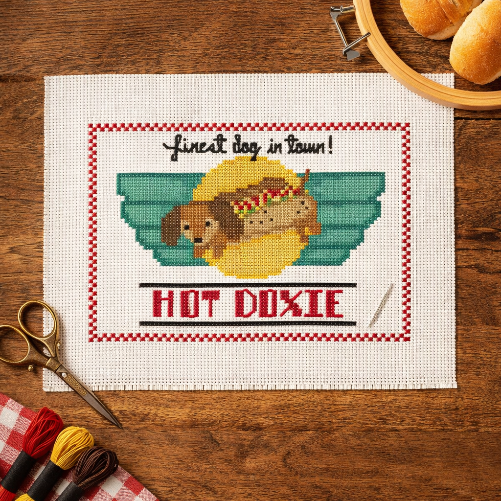 Dachshund Retro Dog