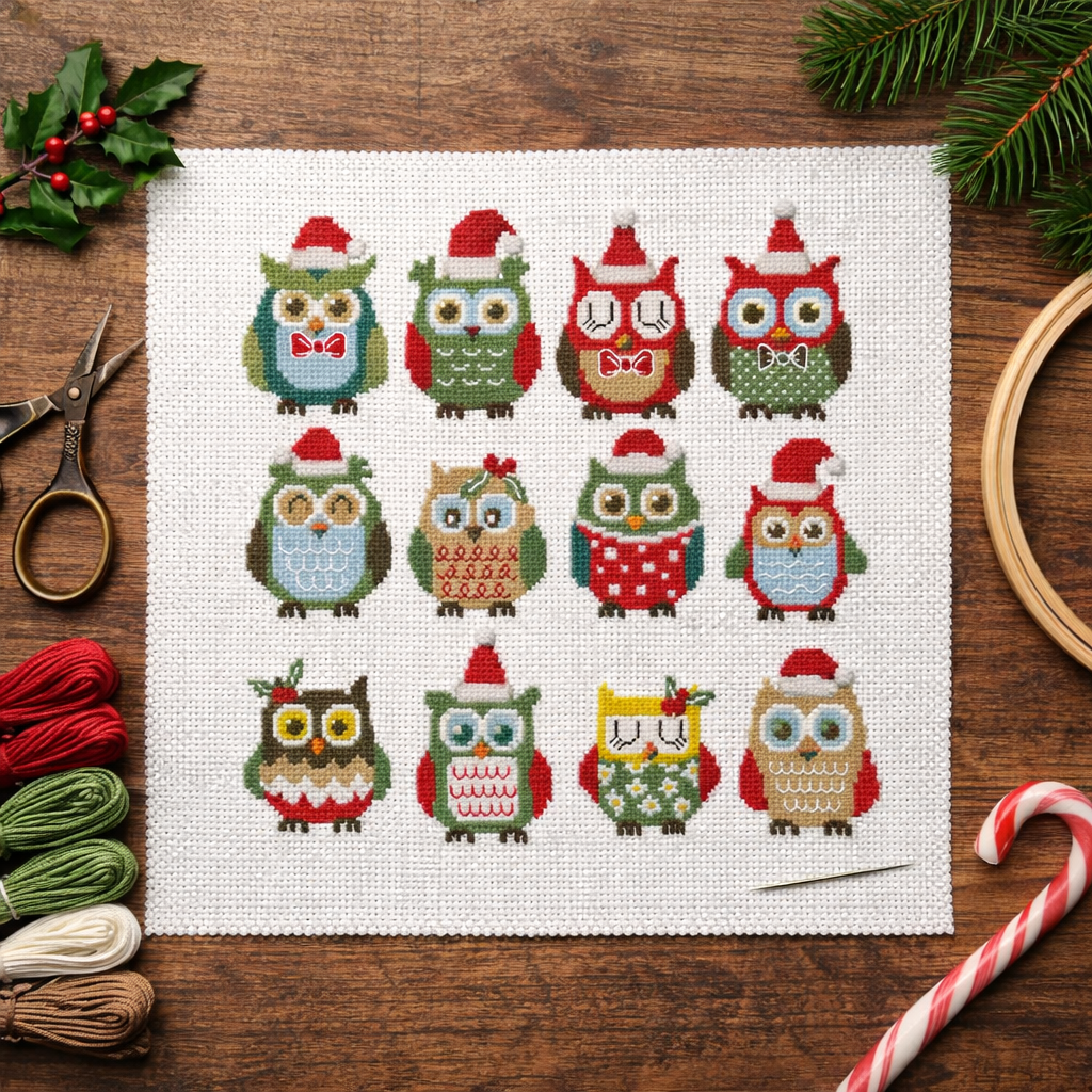 Hooties Christmas Owls Minis ( A Very Hootie Christmas)