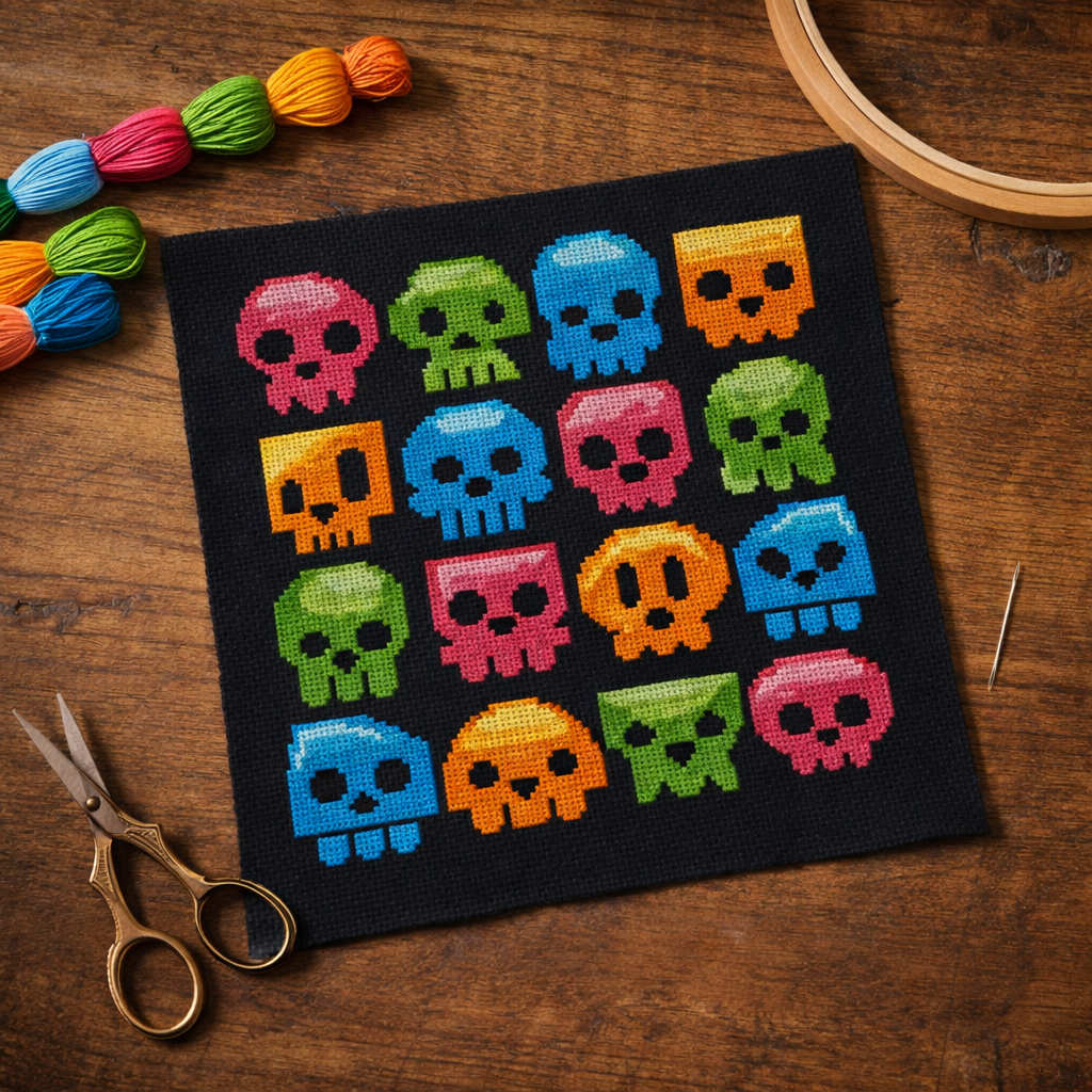 Skull Candies Colorful