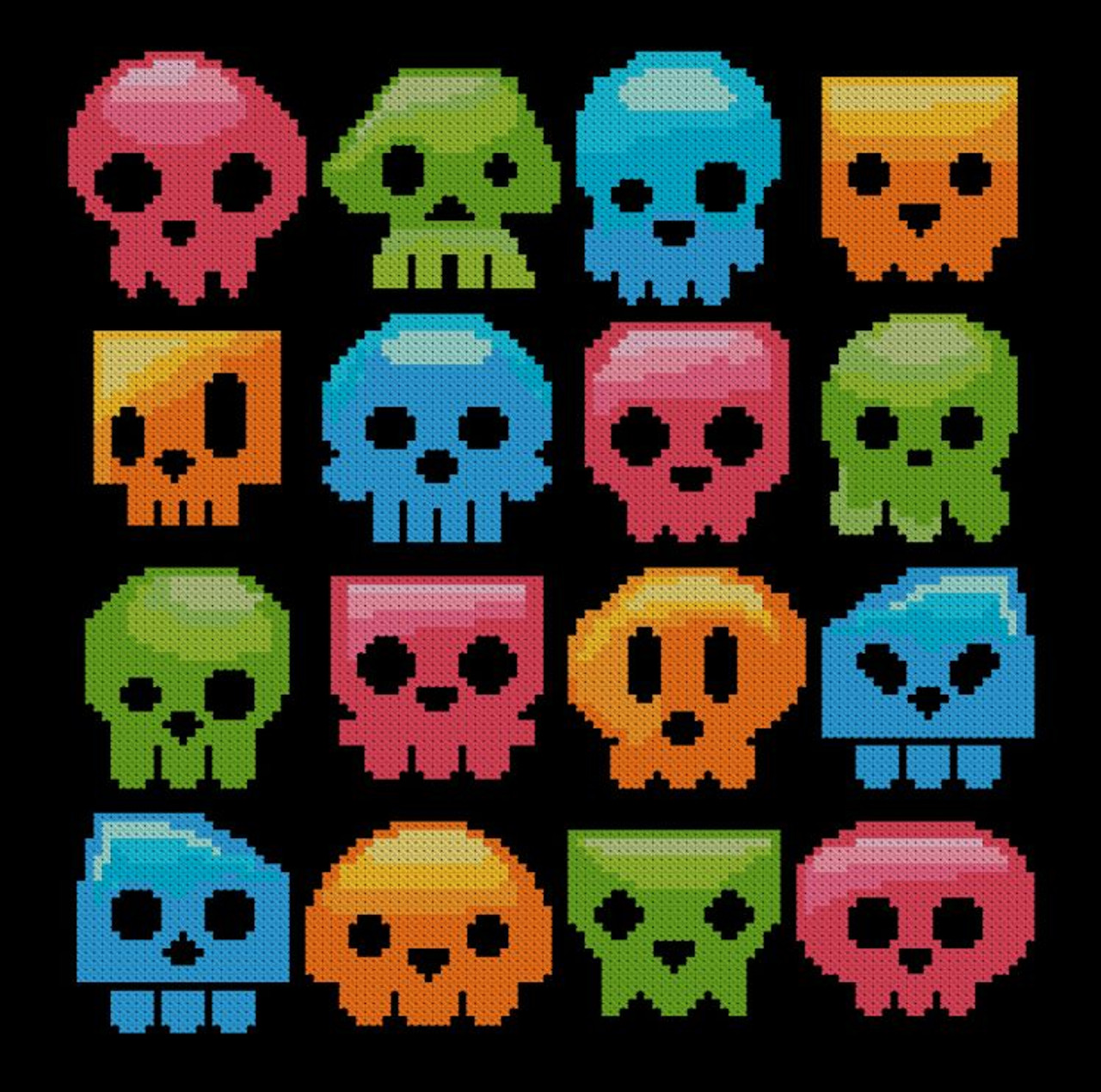 Skull Candies Colorful