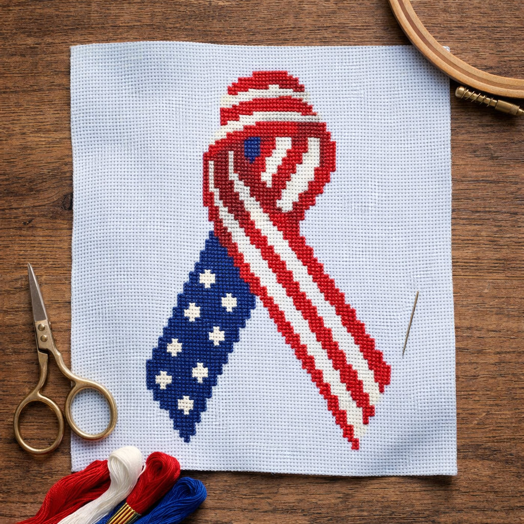USA Patriotic Ribbon