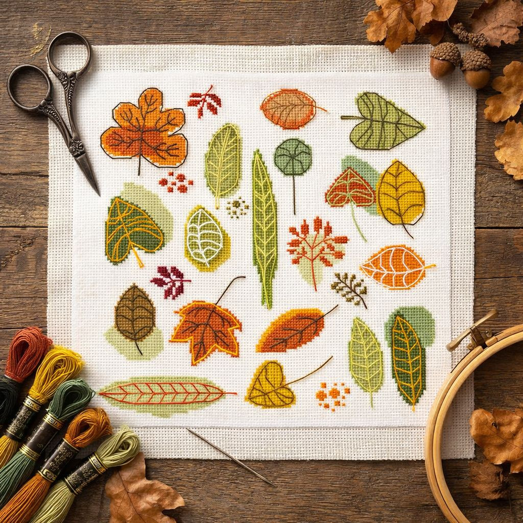 Serene Autumn Leaves