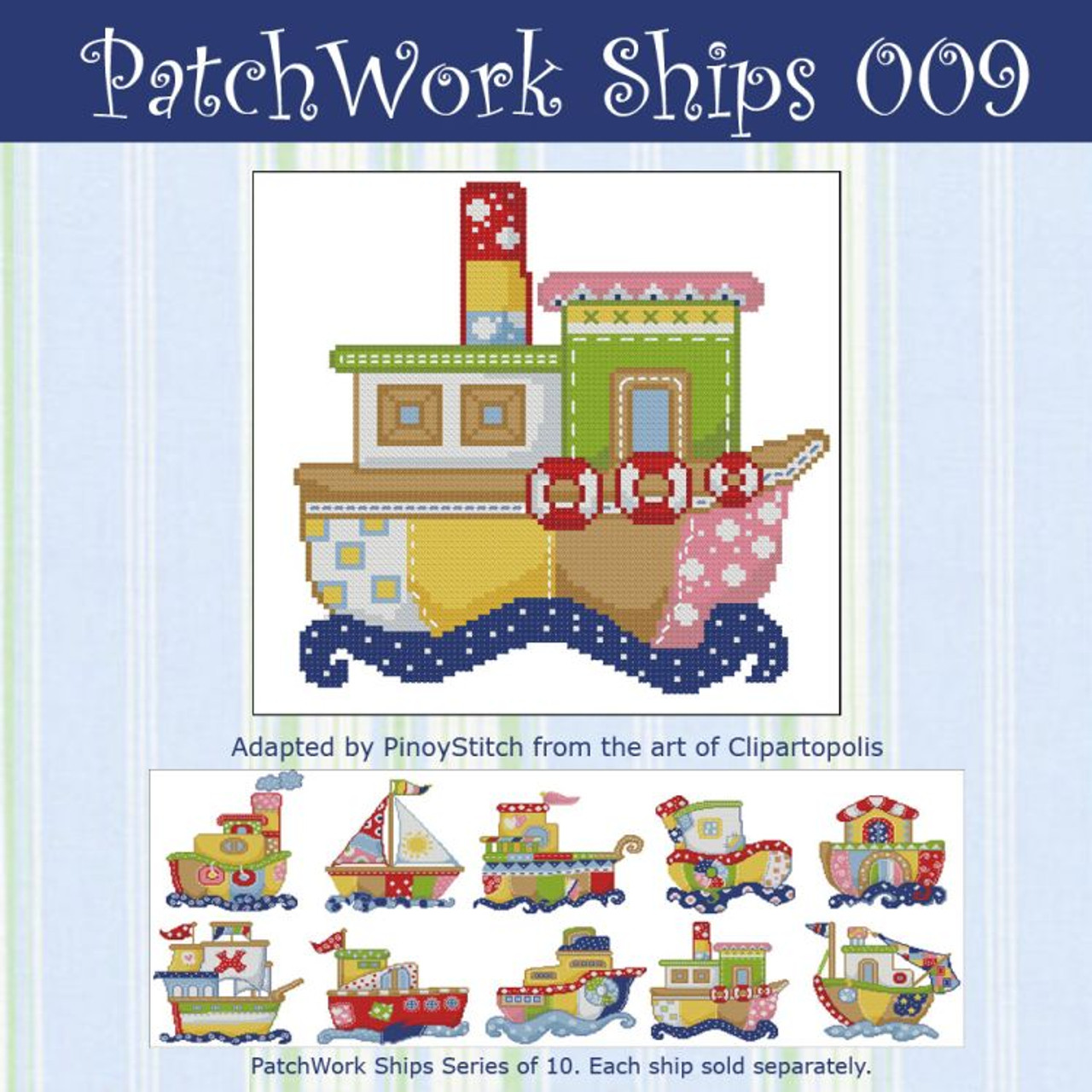 Patchwork Ships 009