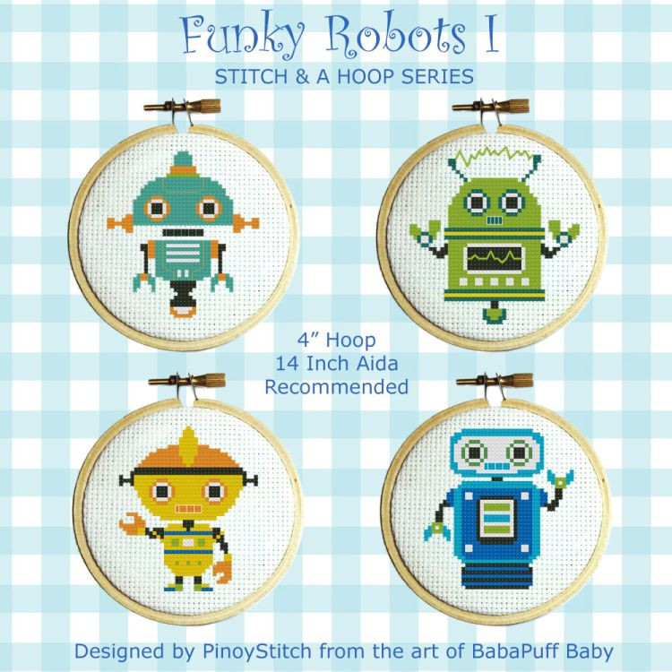 I Robot : Naughty Bots - PinoyStitch