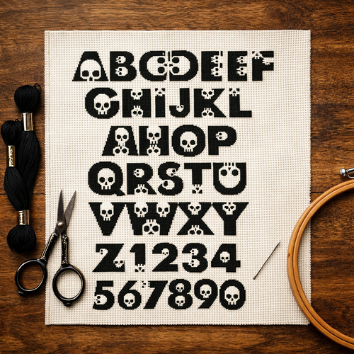 Skull Alphabet