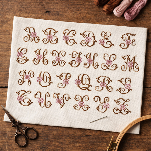 Vintage Alphabet 1083