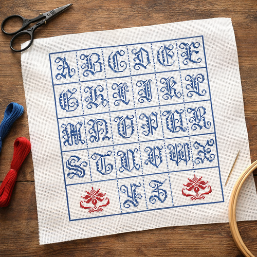 Vintage Alphabet Gothic 2062