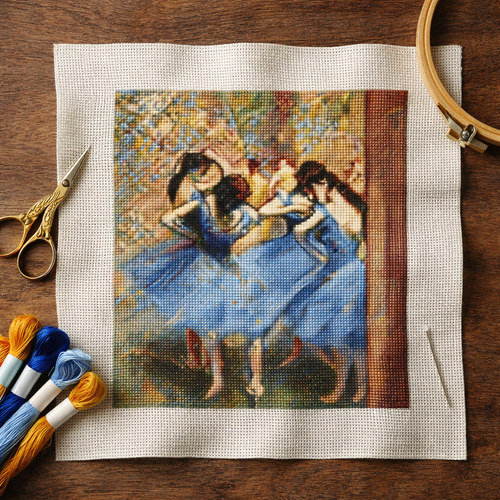 Dancers in Blue