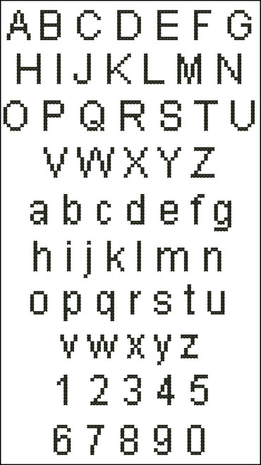 Arial Alphabet