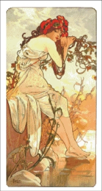 Summer by Mucha