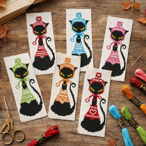 Black Cat Knits Bookmark