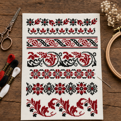 Border Motifs 006 (Floral)