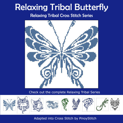 Relaxing Tribal Butterfly
