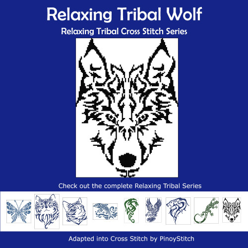 Relaxing Tribal Wolf Relaxing Tribal Wolf
