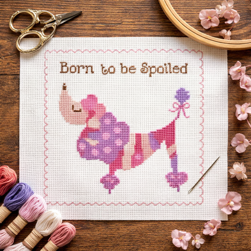 Born to be Spoiled (Poodle) Pink