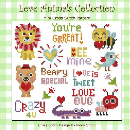 Love Animals Cross Stitch Collection