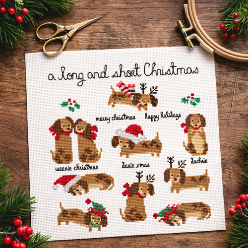 Dachshund A Long and Short Christmas