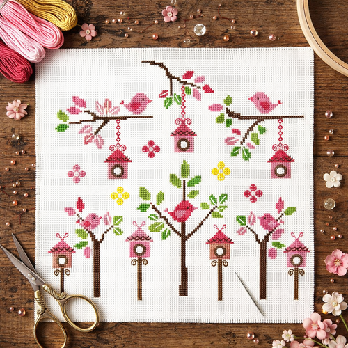 Petite Birds Pink
