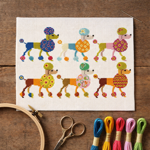 Poodles Retro