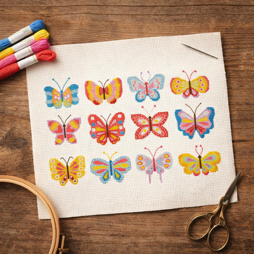 Colorful Groovy Butterflies