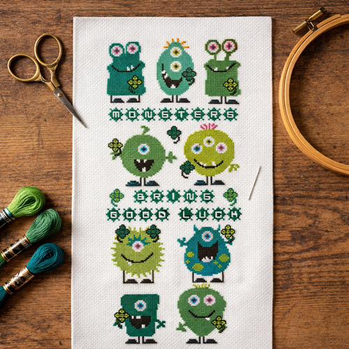 Monster Good Luck Shamrock