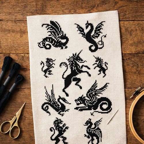 Mystical Creatures Silhouette