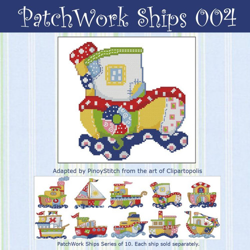 Patchwork Ships 004