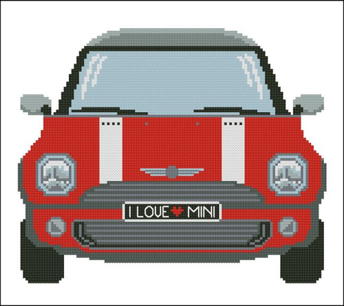 Mini Sports Car  Red