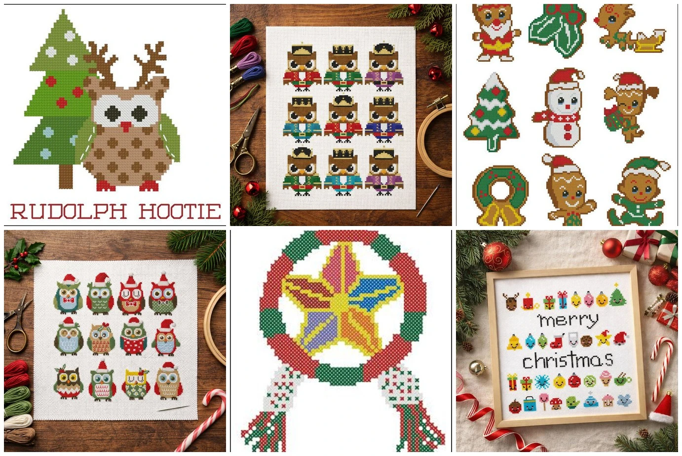  12 Quick-Stitch Christmas Cross Stitch Patterns (All $8 or Less)