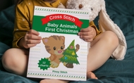 Cross Stitch Animal Pattern Book Baby Animals First Christmas 12 Counted Cross Stitch Patterns