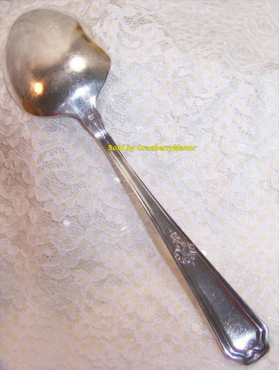Towle Sterling Silver Louis XIV Casserole Serving Spoon Vintage